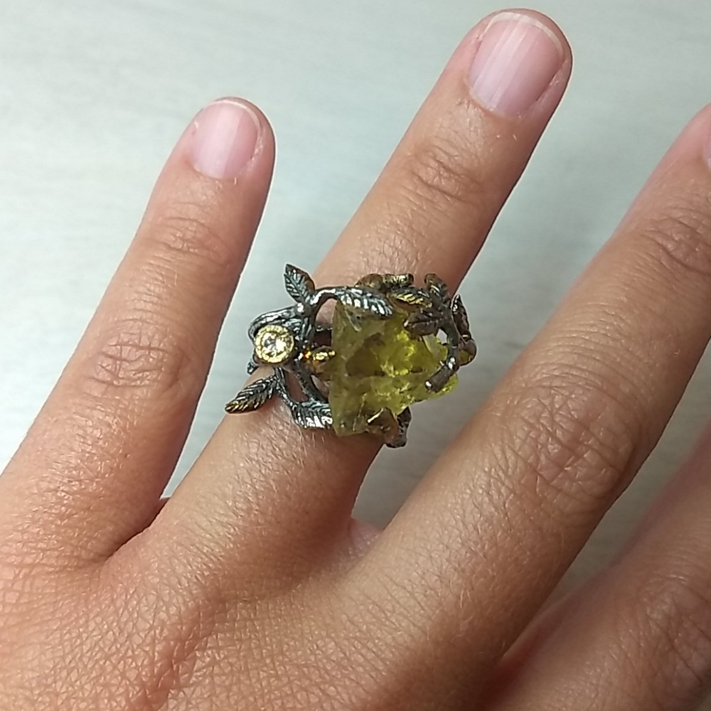 Citrine Statement Ring - image 5